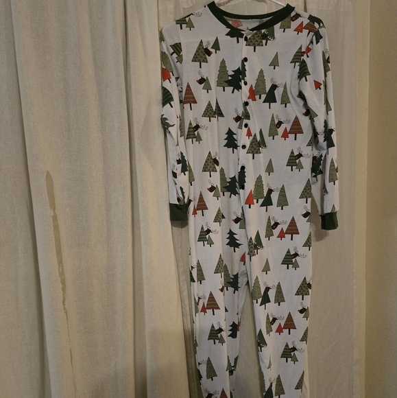Lazy One No Peeking Pajama Jumpsuit Sz M (fits Sm-Med) - Picture 1 of 4
